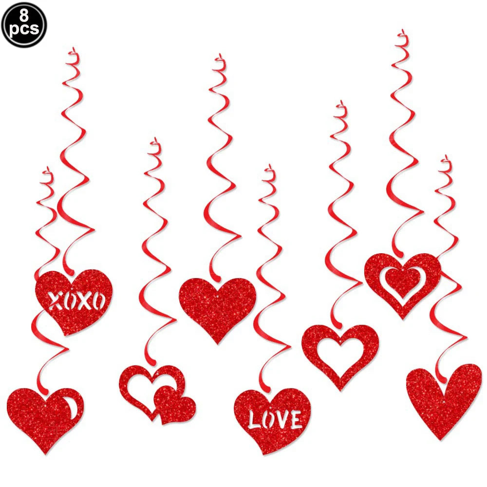 Valentine's Day Red Silver Love Sequin For Girls Couple Confession Gifts  Wedding Festival  Table Confetti Decoration Supplies