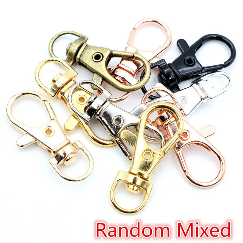 10pcs/lot 32mm 36mm 38mm Bronze Rhodium Gold Silver Plated Jewelry Findings,Lobster Clasp Hooks for Necklace&Bracelet Chain DIY