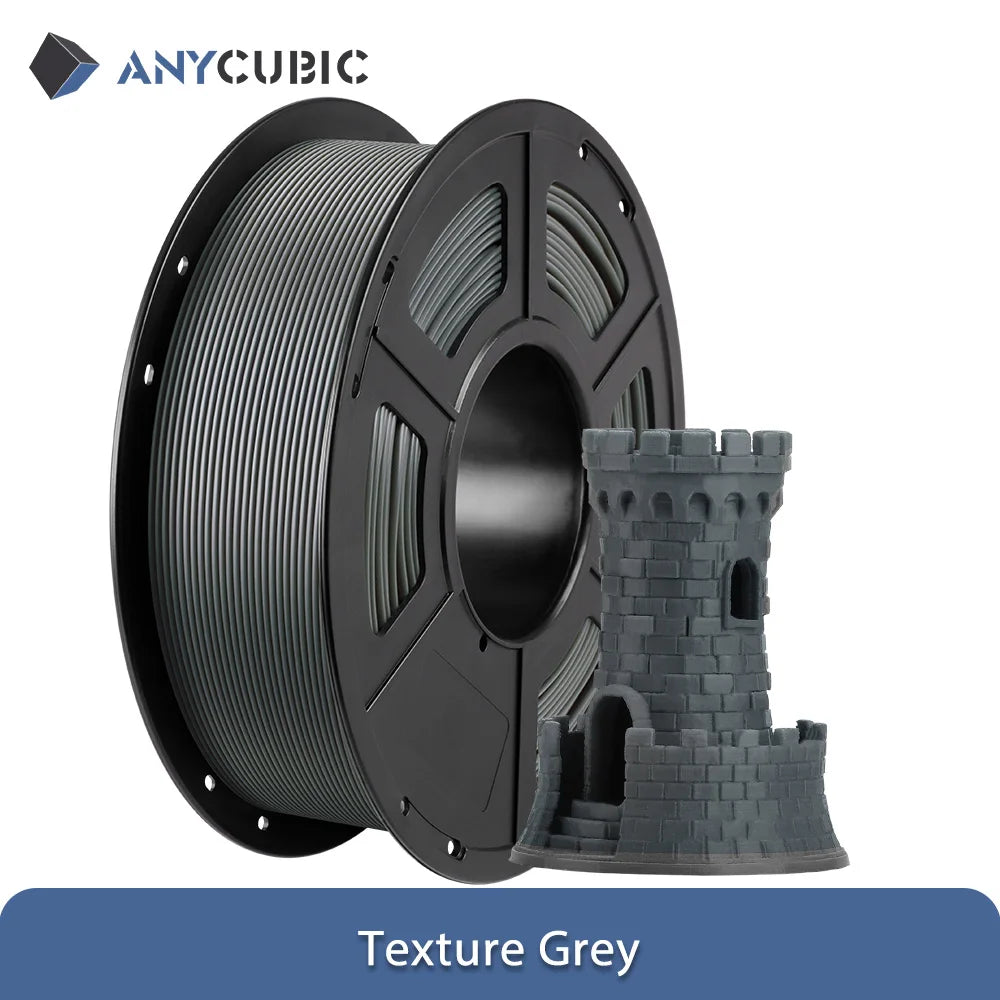 ANYCUBIC 3D Printer Multicolor Filament PLA 1.75mm 1kg/Roll Plastic Rubber Consumables Material For FDM 3D Printer Kobra 2 Pro