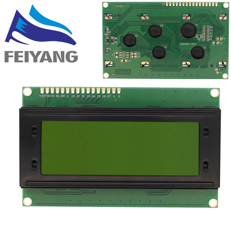 LCD2004+I2C 2004 20x4 2004A Blue/Green screen HD44780 Character LCD /w IIC/I2C Serial Interface Adapter Module For Arduino