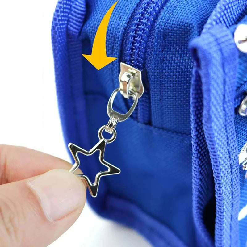 Italian Brainrot Large Capacity Pencil Case Tungtungtung Sahur Stationery Bag Back to School Pen Bag Zipper Boys Pencil Pouch