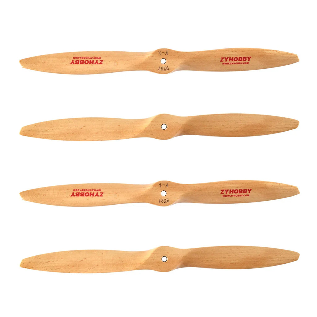 ZYHOBBY CW Wooden Propeller For Gasoline RC Airplane 16x6 16x8 16x10 18x8 18x10 19x8 19x10 20x8 20x10 21x10 22x8 22x10