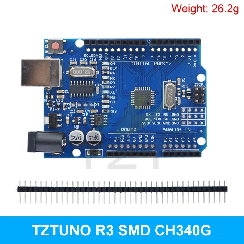 TZTUNO R3 Development Board ATMEGA328P CH340 / ATEGA16U2 Compatible For Arduino With Cable UNOR3 Proto Shield Expansion Board