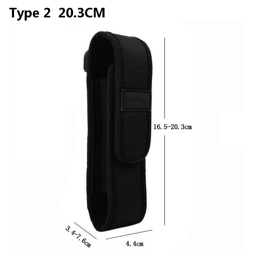 TZ20 Tactical Flashlight Molle Pouch Flashlight Holster Torch Pouch Cover Flashlight Case Belt Multitool Pouch Hunting Equipment