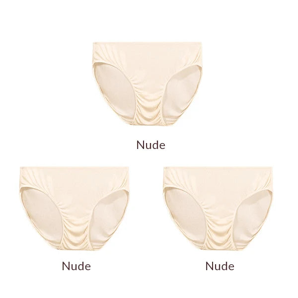 SuyaDream 3pcs/lot Women Panties 100%Natural silk Low-rise Briefs Healthy Basic Everyday Wear Underwears, Summer New Intimates