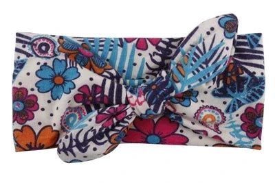 Fashion Baby Top Knot Headbands Kids Headwrap Cotton Flower Cross Elastic Girls Turban Tie Headwear Hair Band Accessories Gifts