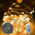 5M/10M/20M USB LED String Lights Copper Silver Wire Garland Light Waterproof Fairy Lights For Christmas Wedding Party Decorative