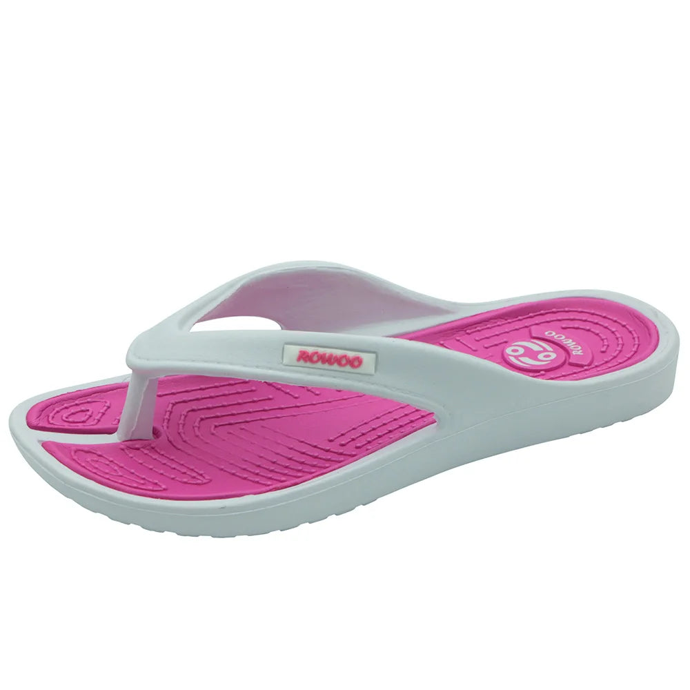 Women's Casual Beach Sandals Brand New Design Summer Flip Flops Comfortable Flat Slippers Non-Slip Home Outdoor Shoes