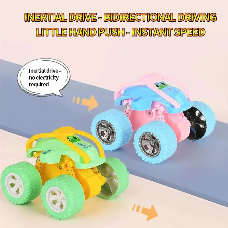 Four Wheel Drive Inertia Push-pull Toy Car-Suitable for Halloween, Christmas, Thanksgiving Gifts