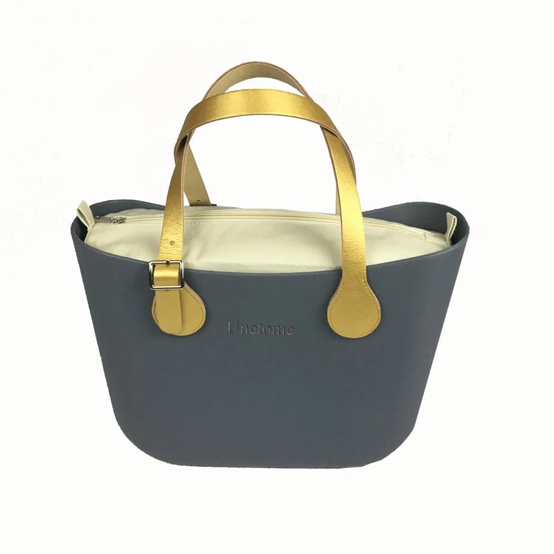 New Classic Size Solid waterproof Insert Inner Lining Insert Zipper Pocket for Obag O Bag handbag Silicone package accessories