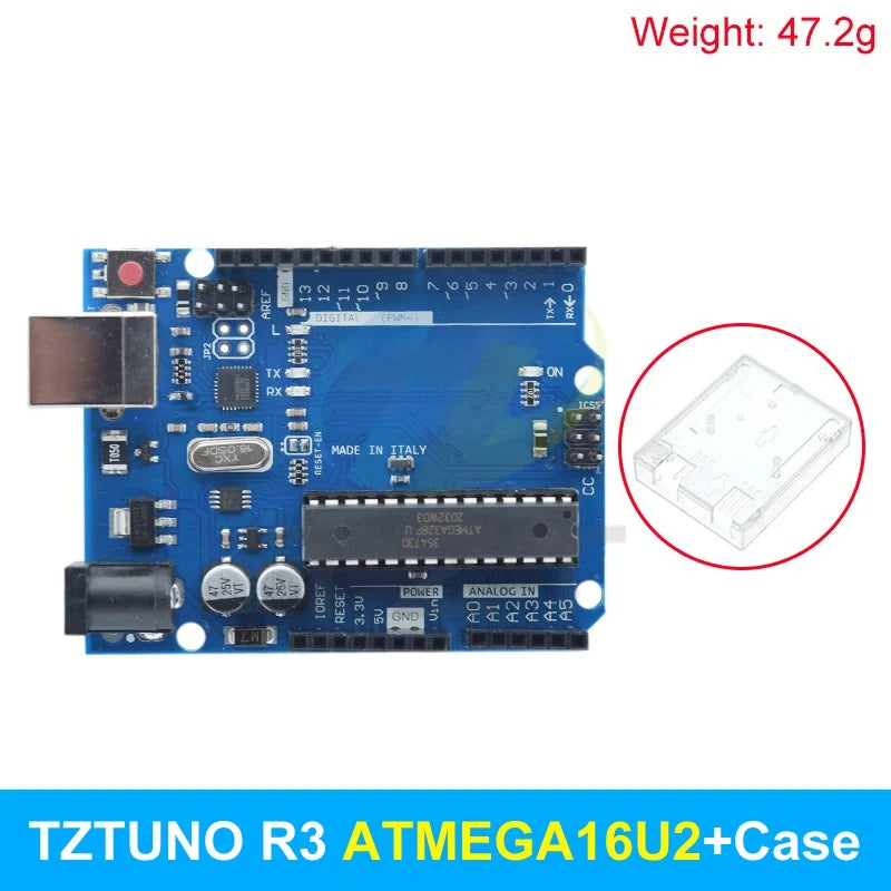 TZTUNO R3 Development Board ATMEGA328P CH340 / ATEGA16U2 Compatible For Arduino With Cable UNOR3 Proto Shield Expansion Board