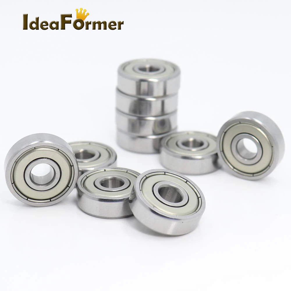 IdeaFormer 10pcs ABEC 7 625ZZ Ball Bearing Deep Groove bearing 5*16*5 mm Miniature Deep Groove 3D Printer Parts