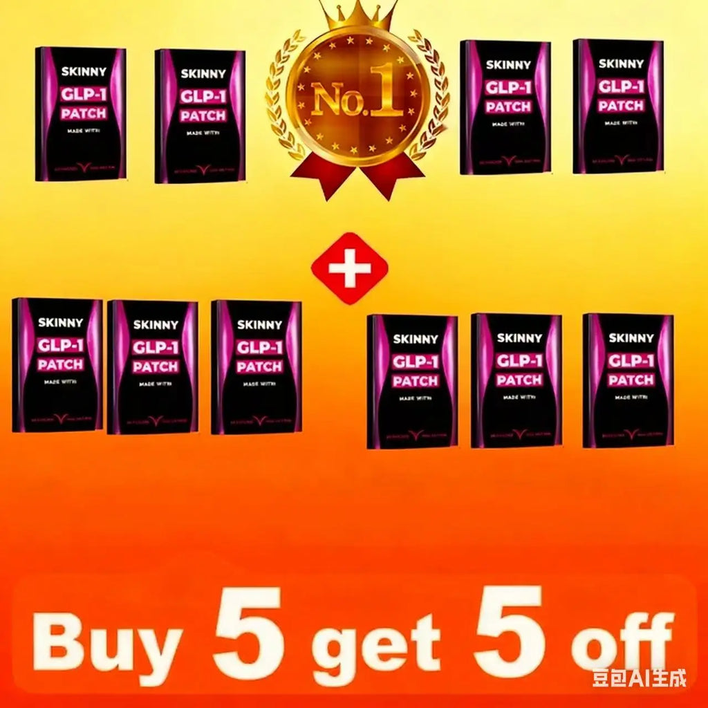 GLP - 1 Body Patch, 60 Patches for Appetite Control & Metabolism Support, Plant - based Formula