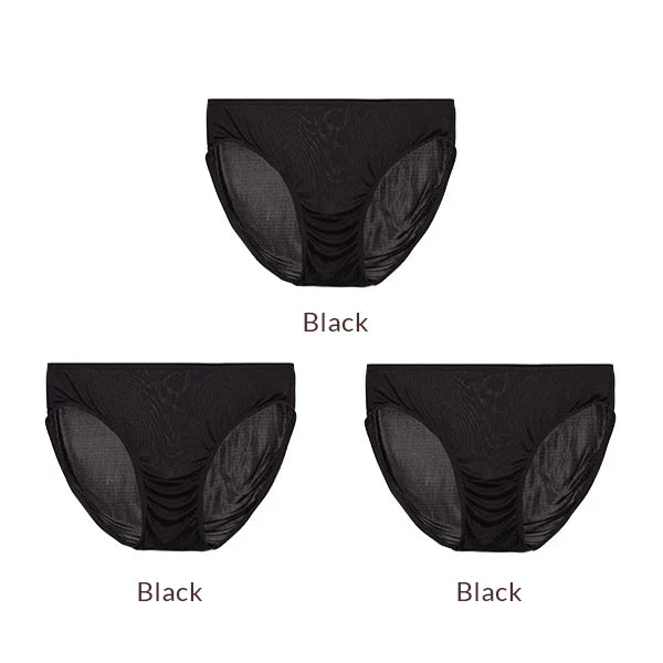 SuyaDream 3pcs/lot Women Panties 100%Natural silk Low-rise Briefs Healthy Basic Everyday Wear Underwears, Summer New Intimates