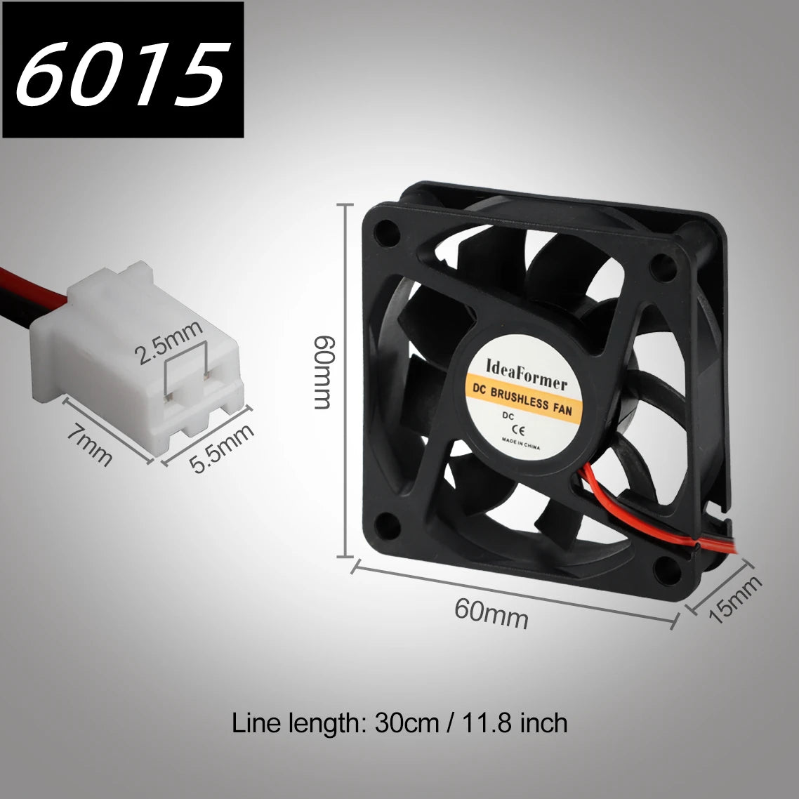 5015/4010/4020 12V&24V Cooling Turbo Fan Brushless 3D Printer Parts 2Pin For Extruder DC Cooler Blower Plastic Fans envio gratis