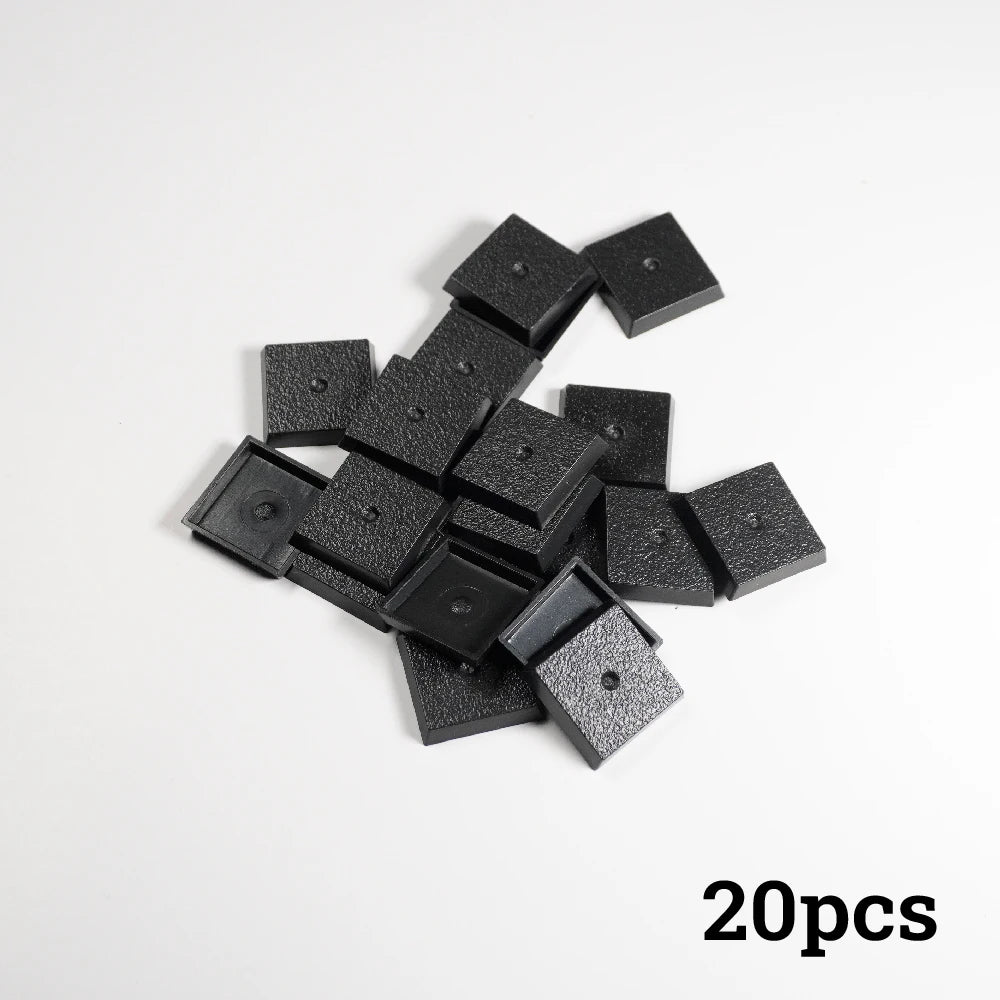 20mm Square Bases Made From Plastic for Table Games Bases for WH