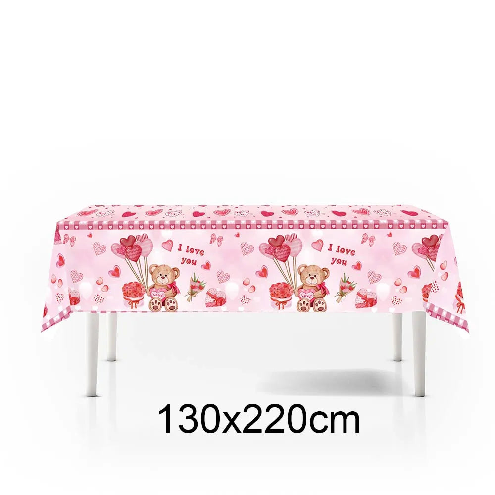 Valentine's Day Red Silver Love Sequin For Girls Couple Confession Gifts  Wedding Festival  Table Confetti Decoration Supplies