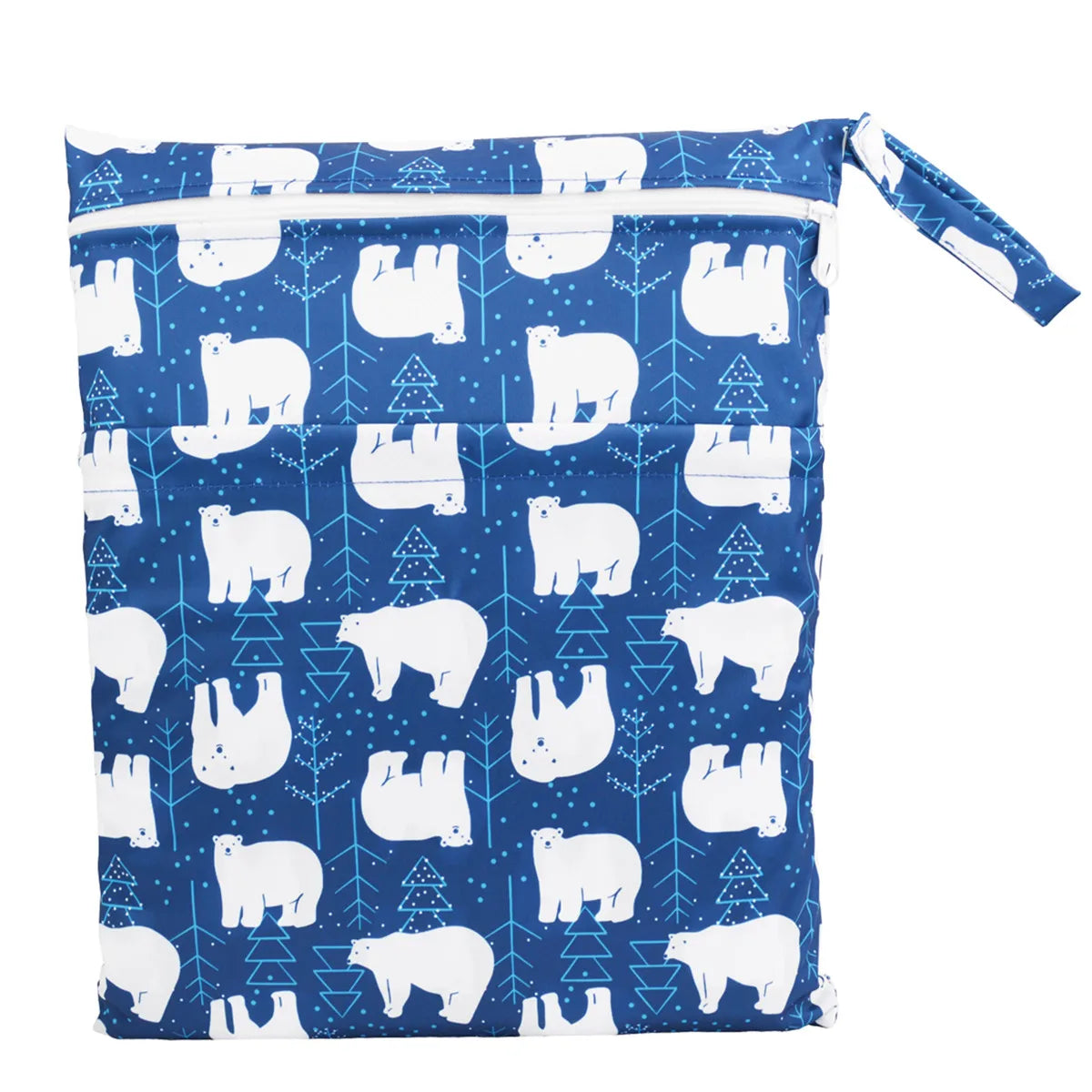 [Sigzagor]1 Wet Dry Bag Diaper Bag Nappy Bag Insert Two Zippered Baby Waterproof Reusable Skull Jack Skeleton 100 Designs