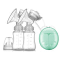 ZIMEITU Double Electric Breast Pumps Powerful Nipple Suction USB Electric Breast Pump with Baby Milk Bottle Cold Heat Pad Nippl