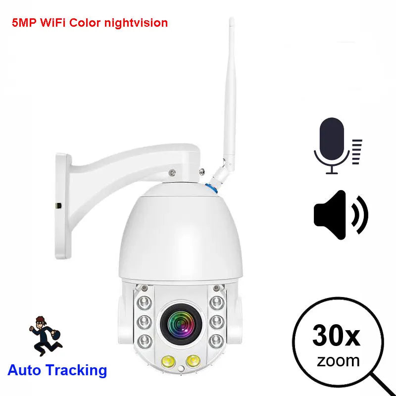 4K 8MP 6MP 5MP 4MP 3MP 2MP outdoor Onvif-compatible H265 POE IP PTZ camera speed dome 30x zoom ptz ip camera