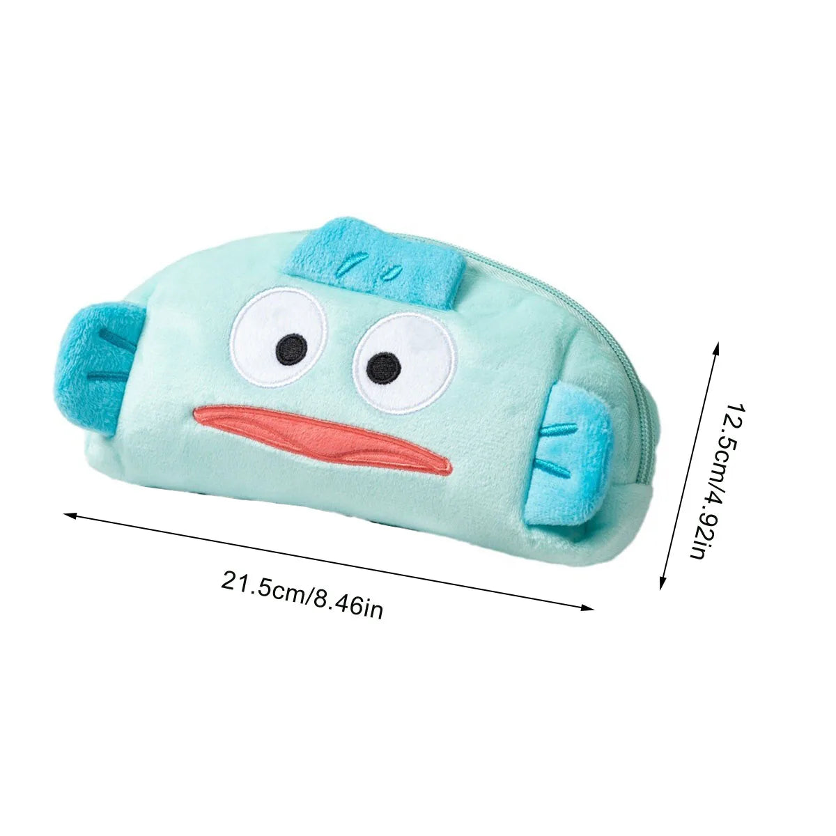Cartoon Cute Plush Student Pencil Case Large Capacity Cosmetic Storage Bag Office School Storage Supplies