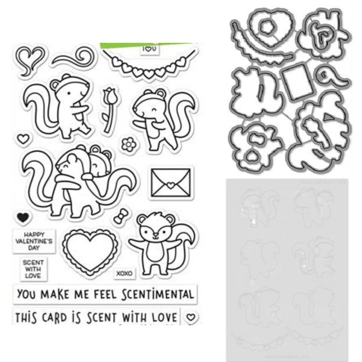 Valentine's Day 2026 New Love Blooms Candy Hearts  Paper Clips Metal Cutting Dies Clear Stamps Stencil For DIY Scrapbook Diary
