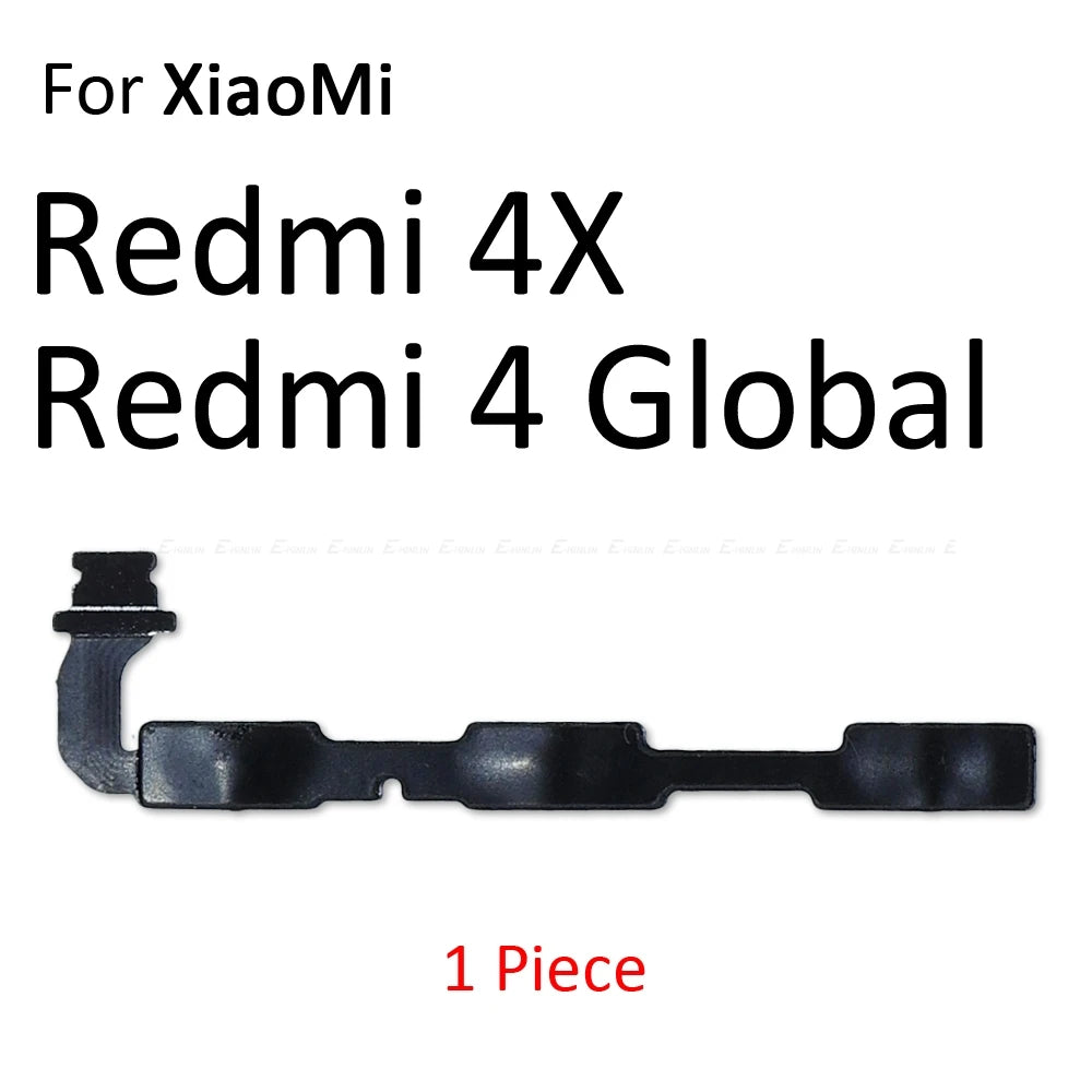 For Xiaomi Redmi 3X 3 3S 4A 5 Plus Note 5 5A 2 4 3 Pro Special Edition 4X Global Power Switch On Off Volume Button Flex Cable