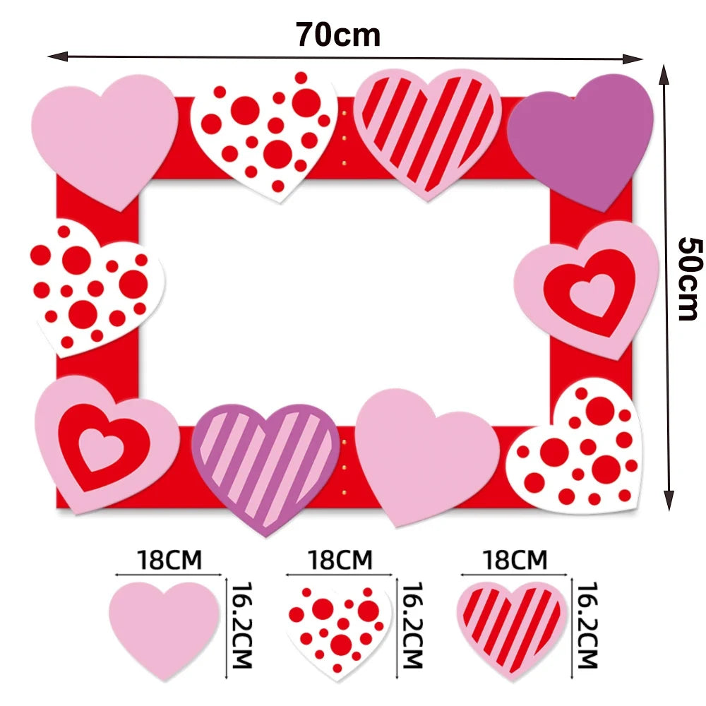 Valentine's Day Red Silver Love Sequin For Girls Couple Confession Gifts  Wedding Festival  Table Confetti Decoration Supplies