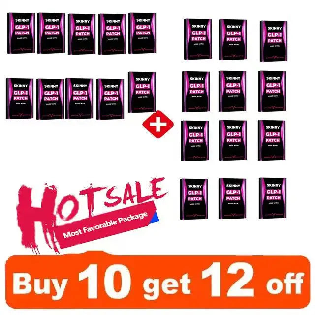 GLP - 1 Body Patch, 60 Patches for Appetite Control & Metabolism Support, Plant - based Formula