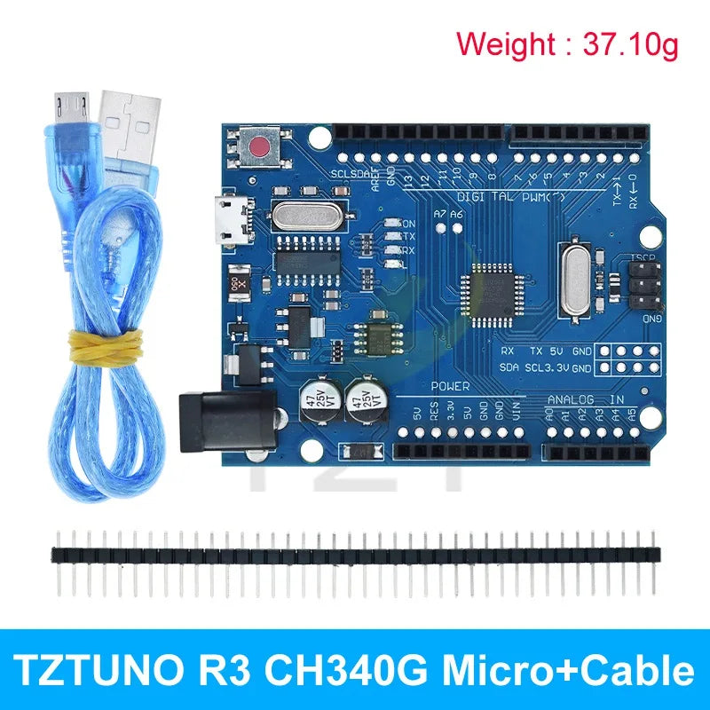 TZTUNO R3 Development Board ATMEGA328P CH340 / ATEGA16U2 Compatible For Arduino With Cable UNOR3 Proto Shield Expansion Board