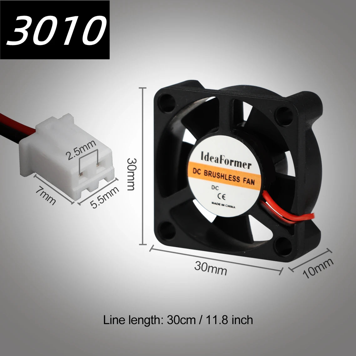 5015/4010/4020 12V&24V Cooling Turbo Fan Brushless 3D Printer Parts 2Pin For Extruder DC Cooler Blower Plastic Fans envio gratis