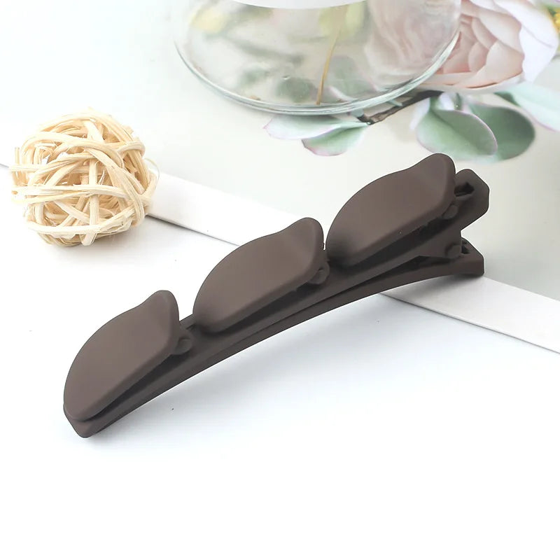 Plastic Edge Clip Hairpin Accessories Plus Size 9CM Fish Beak Hair Clip Multiple Styles Seamless Clip Girls Hair Accessoires