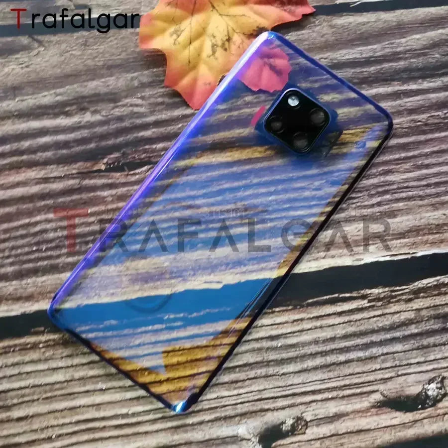 Glass Back Cover For Huawei Mate 20 Pro Battery Door Panel Rear Housing Case With Camera Lens Replacement+Adhesive Sticker
