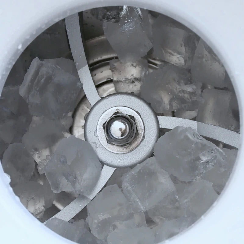 Automatic Commercial Ice Shaver Machine Electric Cube Ice Crusher For Snow Ice Smoothie Milk Tea Hot Pot Restaurant Dessert Shop