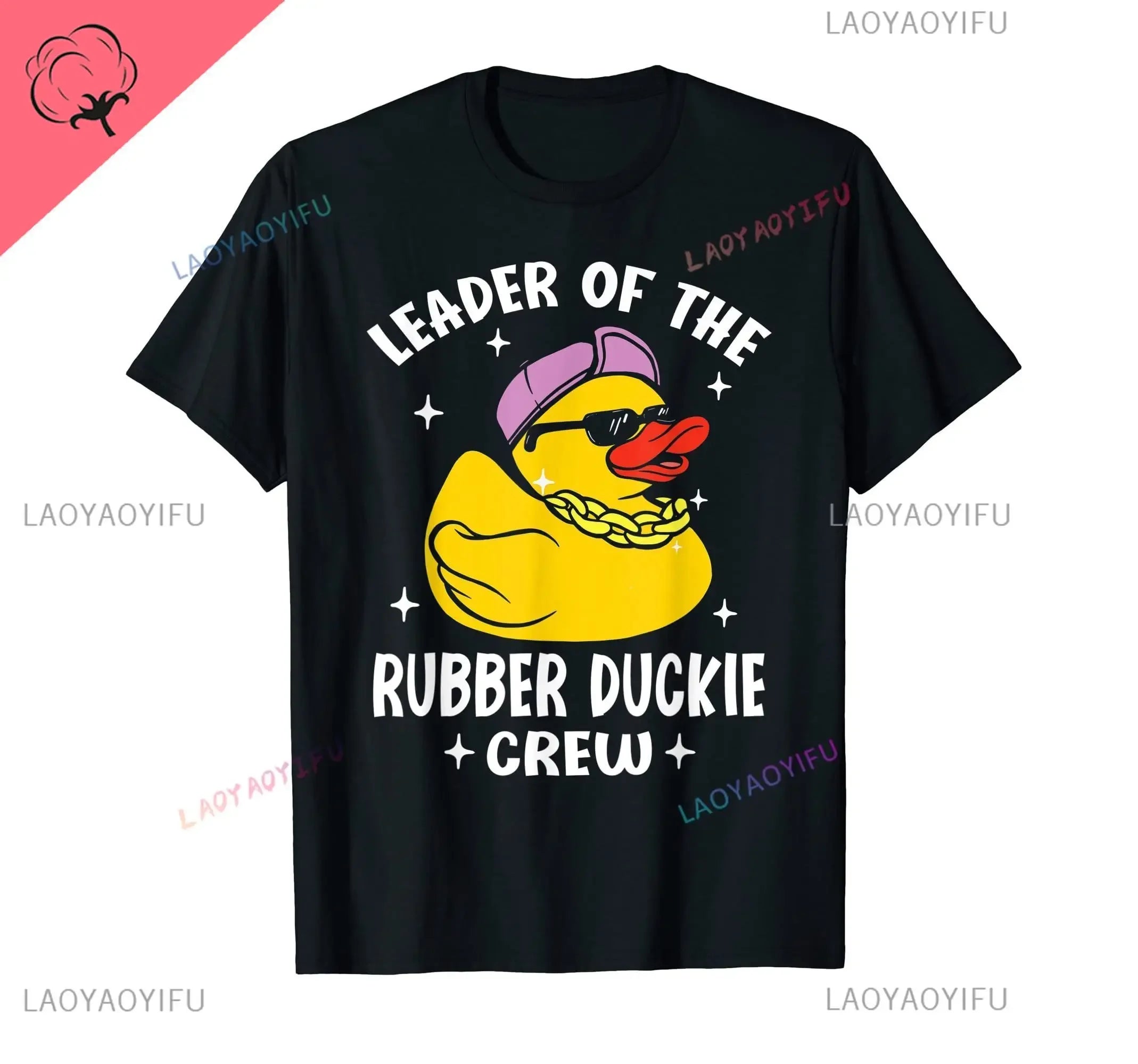 Cute Rubber Duck Lover Bird Quack Duckies Funny Ducky T-Shirt T  Fashion Men Tops Shirts Casual High Quality Cotton Cotton Shirt