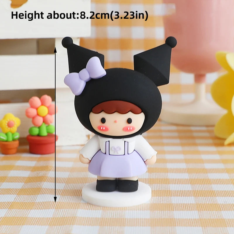 Valentine's Day Casual Wear Boys Girls Cake Decoration Cartoon Personality Couple Confession Doll for Birthday Cake Toppers