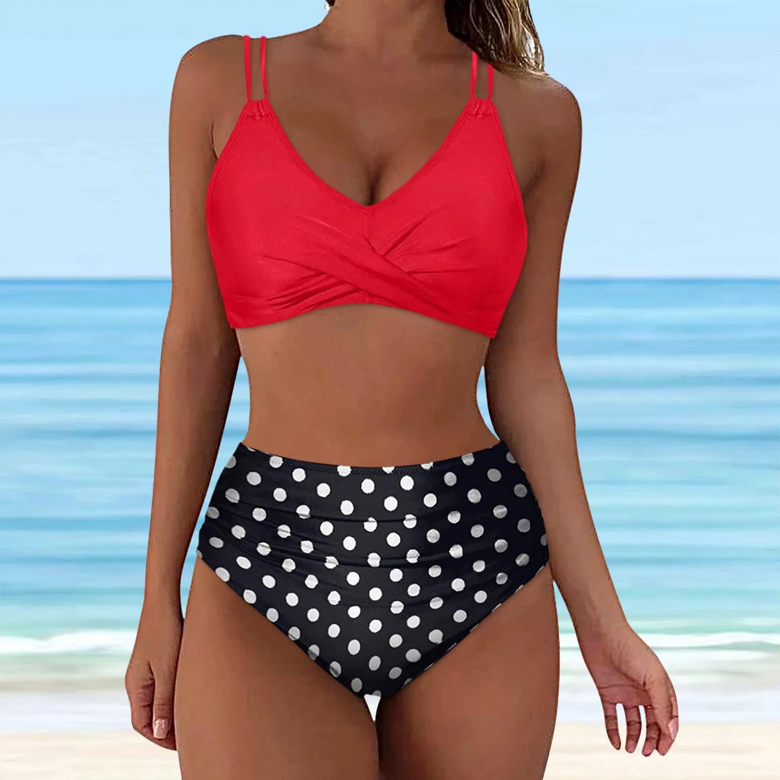 Swimsuits For Women Two Piece Swimsuit Sexy Push Up Bikini Sets High Waist Swimwear Brazillian Tankini Bathing Suits купальник