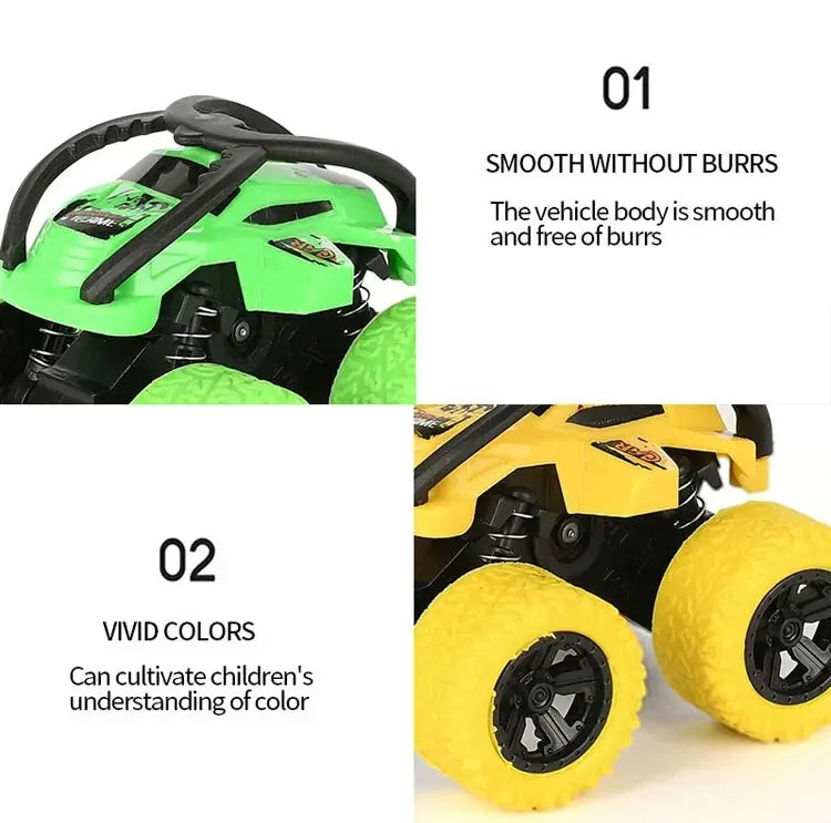 Four Wheel Drive Inertia Push-pull Toy Car-Suitable for Halloween, Christmas, Thanksgiving Gifts
