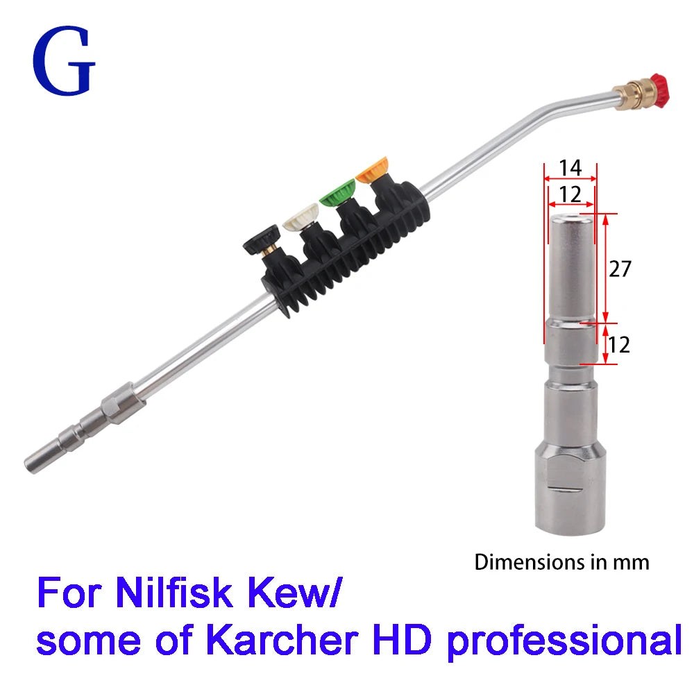 Ugelli per lancia a spruzzo ad alta pressione per idropulitrice Karcher Bort Nilfisk Bosch Lavor