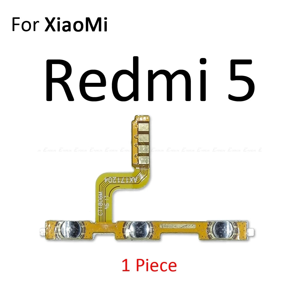 For Xiaomi Redmi 3X 3 3S 4A 5 Plus Note 5 5A 2 4 3 Pro Special Edition 4X Global Power Switch On Off Volume Button Flex Cable