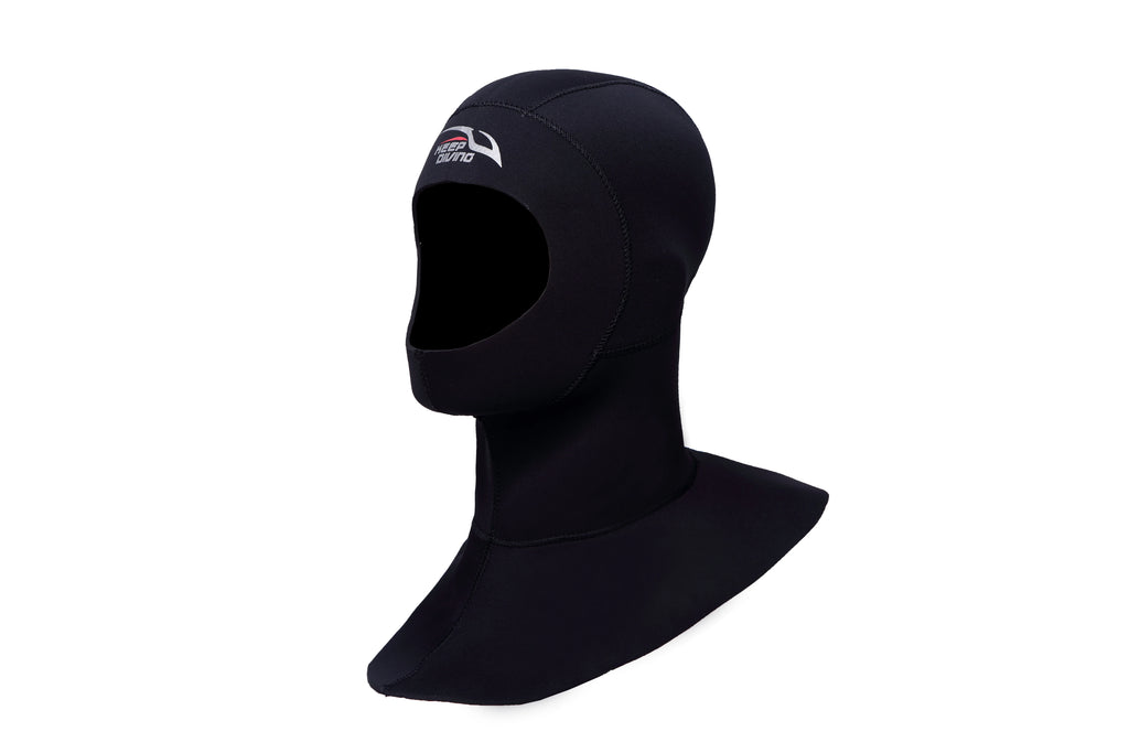 KEEP DIVING 3mm Neoprene Scuba Diving Hood With Shoulder Snorkeling Equipment Hat Cap Winter Swim Warm Wetsuit Spearfishing