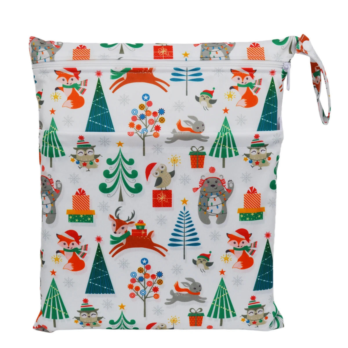 [Sigzagor]1 Wet Dry Bag Diaper Bag Nappy Bag Insert Two Zippered Baby Waterproof Reusable Skull Jack Skeleton 100 Designs