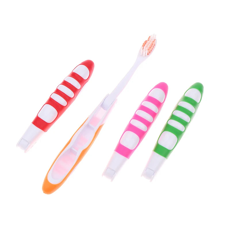 Hygiene Oral Portable Disposable Foldable Travel Camping Toothbrush Hiking Tooth Brush Tooth Cleaning Tools Folding Toothbrush