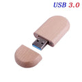 JASTER USB 3.0 High Speed LOGO Wooden Box Personal Logo Customer Pendrive 8GB 16GB 32GB 64GB USB Flash Drive Pen Drive U Disk