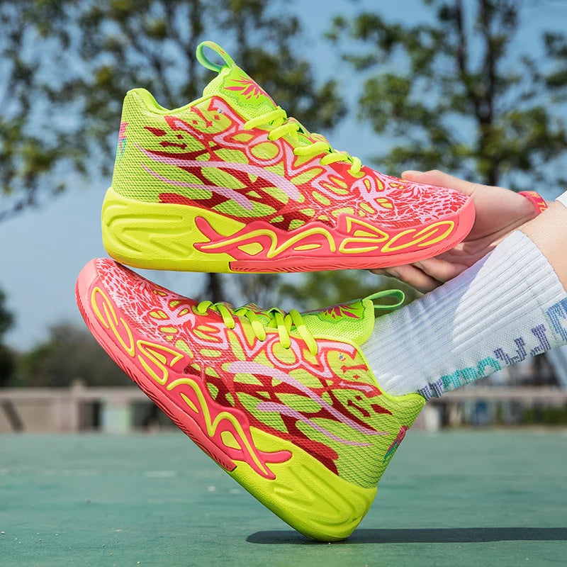 Men's and Women's Basketball Shoes Are Fashionable and Versatile with Strong Jumping Ability Lightweight and Comfortable