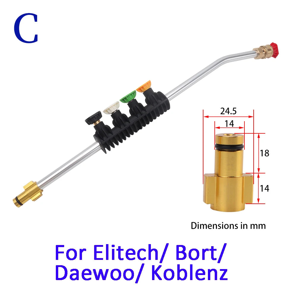 Ugelli per lancia a spruzzo ad alta pressione per idropulitrice Karcher Bort Nilfisk Bosch Lavor