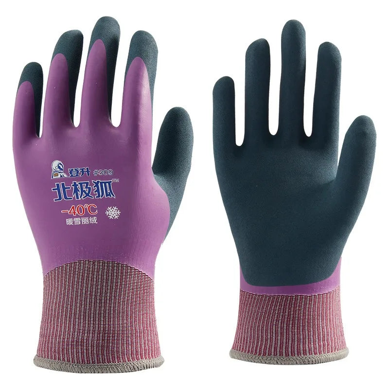Winter Work Gloves 100% Waterproof Freezer Gloves for Outdoor Cold Weather Keep Warm for Shoveling Snow,Ice Fishing