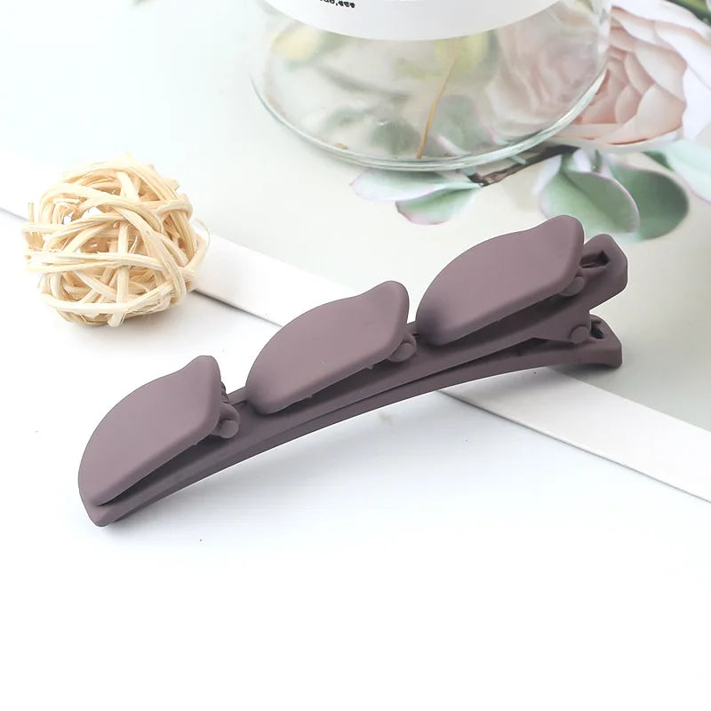 Plastic Edge Clip Hairpin Accessories Plus Size 9CM Fish Beak Hair Clip Multiple Styles Seamless Clip Girls Hair Accessoires