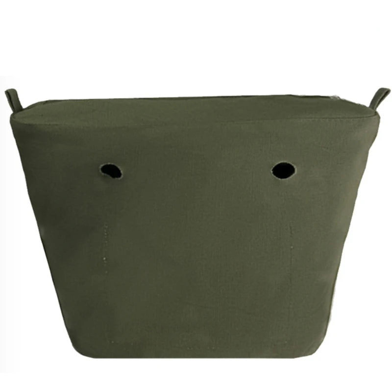 New Classic Size Solid waterproof Insert Inner Lining Insert Zipper Pocket for Obag O Bag handbag Silicone package accessories