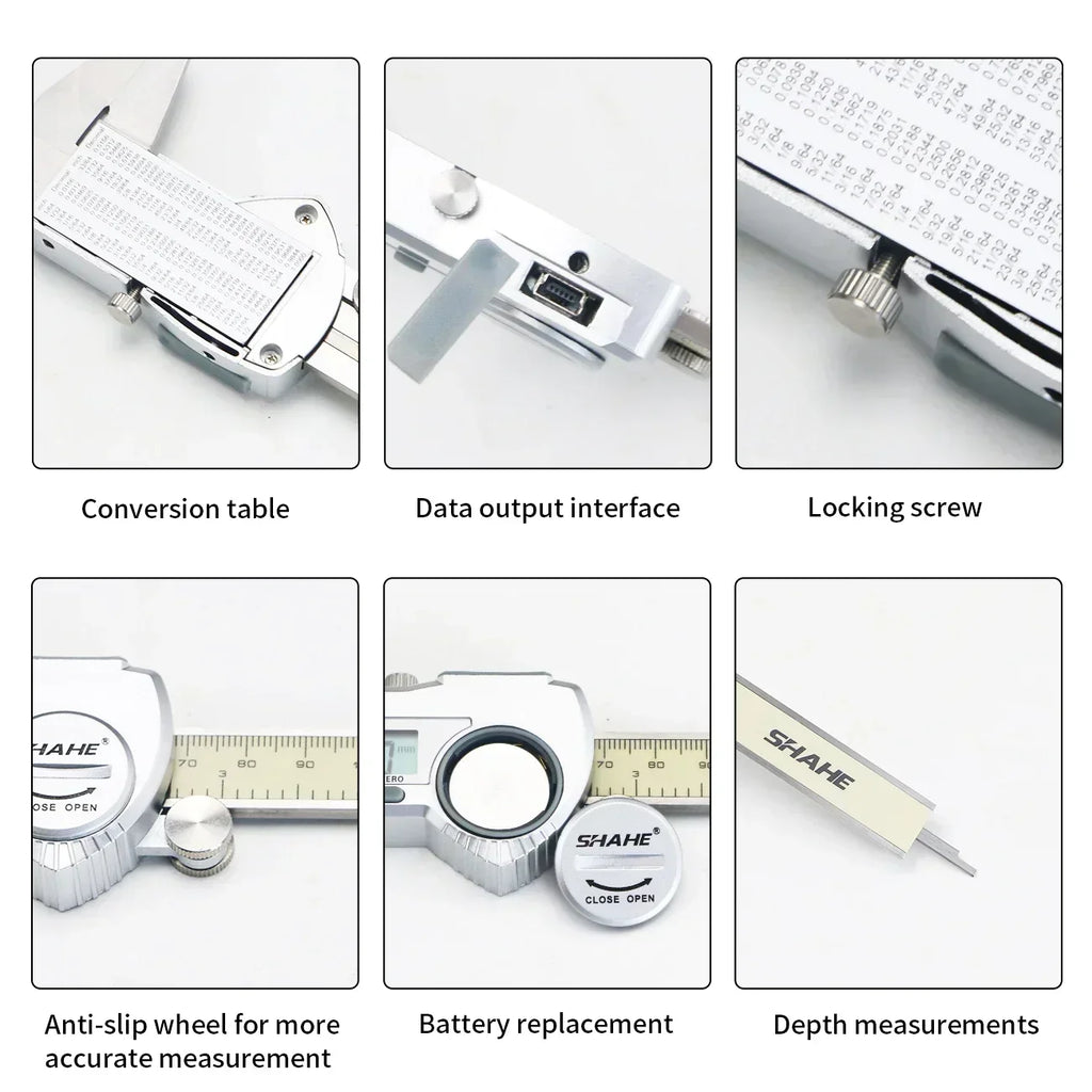 Shahe Messschieber Digital Vernier Caliper Micrometer Digital Caliper 150 mm Electronic Caliper Paquimetro Digital